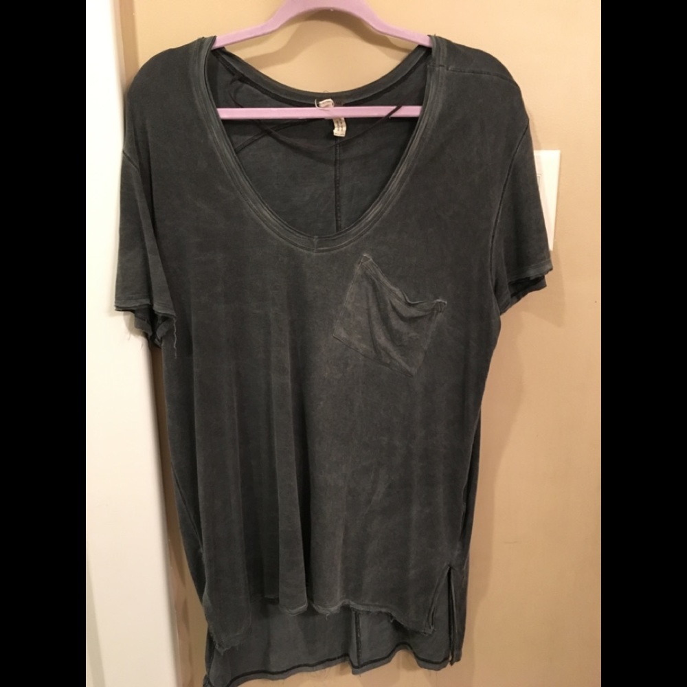 Wee the Free black wash T shirt Medium